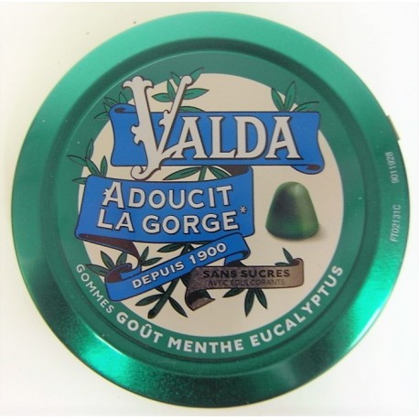 Valda - Gommes . Adoucit la gorge (50g)