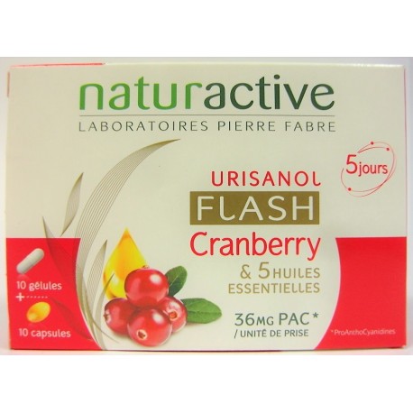 Naturactive - Urisanol Flash Cranberry (cure de 5 jours)