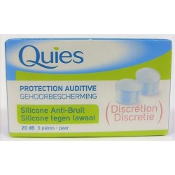 Quies Silicone anti bruit 3 paires