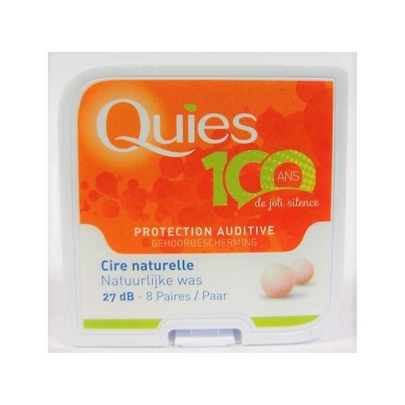 Authentiques Boules Quies protections auditives cire naturelle