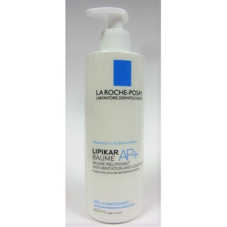 La Roche-Posay - LIPIKAR Baume AP+ Baume relipidant Anti-irritations Anti-grattage (400 ml)