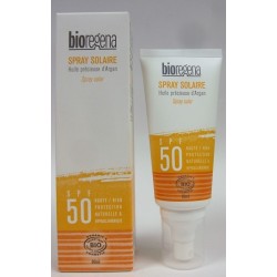 Bioregena - Spray solaire à l'Huile précieuse d'Argan SPF 50