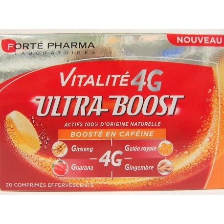 Forté Pharma - Vitalité 4G ULTRA BOOST (20 comprimés effervescents)