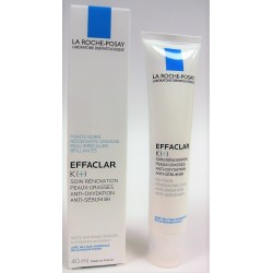 La Roche-Posay - EFFACLAR K (+) Soin rénovation Peaux grasses Anti-oxydation Anti-Sébum 8H (40 ml)