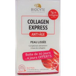 Biocyte - Collagen express Anti-âge Peau lissée (30 sticks)