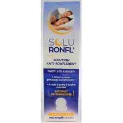 Soluronfl' - Solution Anti-ronflement à l'Aloé Véra (15 pastilles)