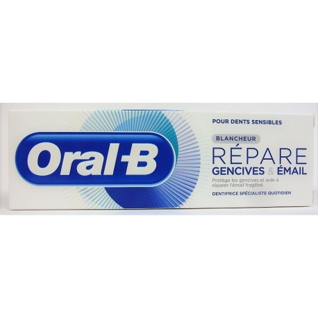 Oral-B - Dentifrice Répare Gencives & Email . Blancheur (75 ml)
