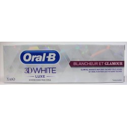 Oral-B - Dentifrice 3D WHITE LUXE Blancheur et Glamour (75 ml)