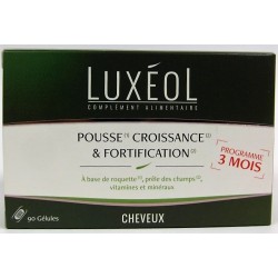 Luxéol - Pousse Croissance & Fortification . Cheveux (90 gélules)