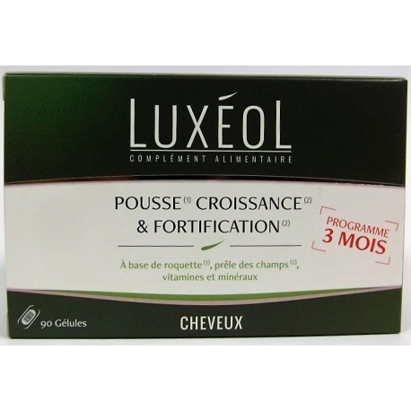 Luxéol - Pousse Croissance & Fortification . Cheveux (90 gélules) Luxéol - Pousse Croissance & Fortification . Cheveux (90 gélules)