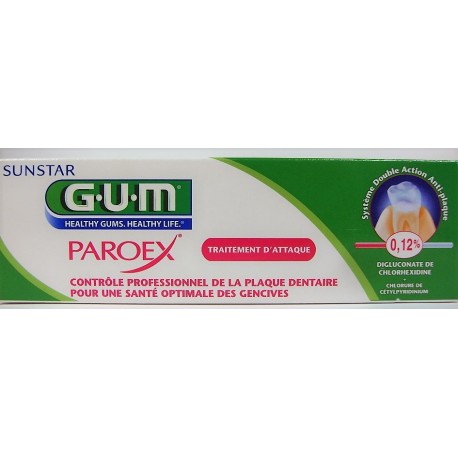 G.U.M - Dentifrice PAROEX Traitement d'attaque