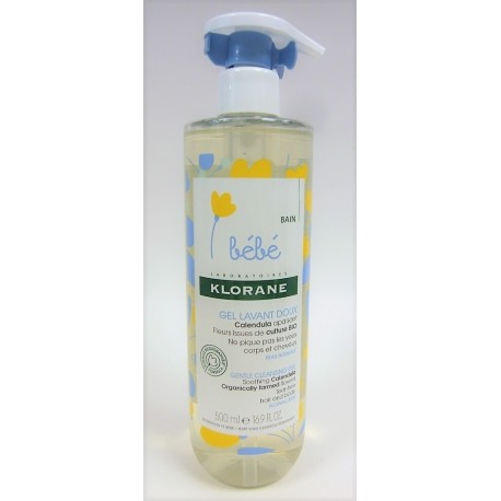 Klorane - Bébé . Gel lavant doux (500 ml)