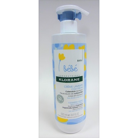 Klorane - Bébé . Crème lavante Cold Cream (500 ml)