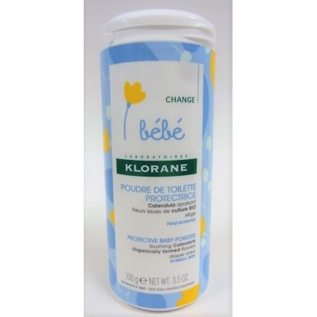 Klorane Bebe Poudre De Toilette Protectrice 100 G