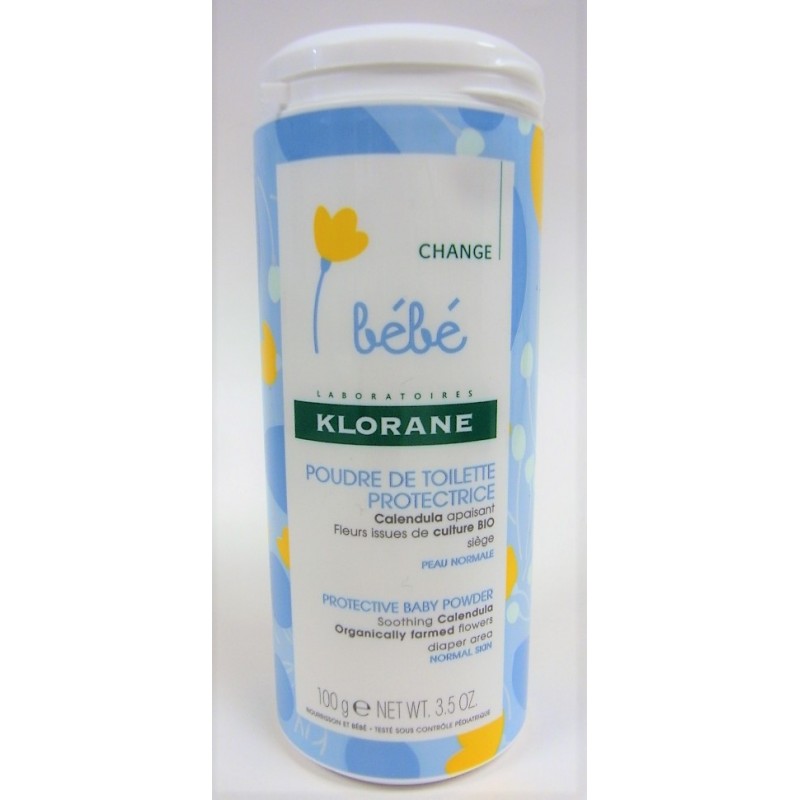 Klorane Bebe Poudre De Toilette Protectrice 100 G