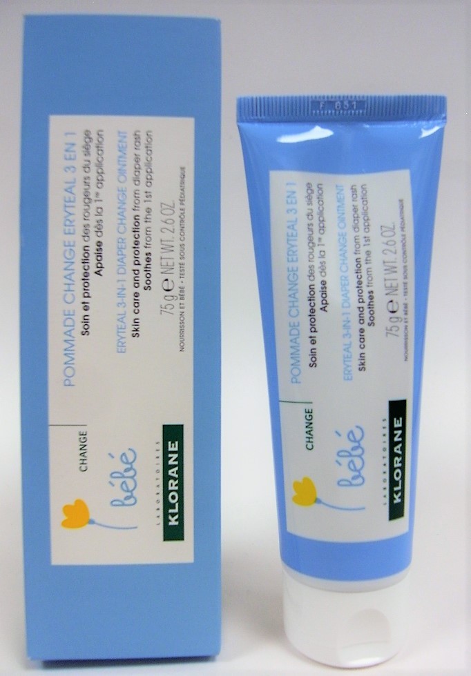 Klorane Bebe Pommade Change Erytheal 3 En 1 75 G