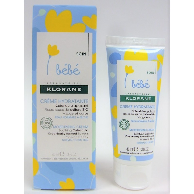 Klorane - Bébé . Crème hydratante (40 ml)