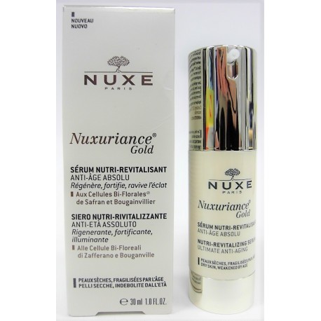 Nuxe - Nuxuriance Gold Sérum Nutri-Revitalisant . Anti-âge absolu (30 ml)