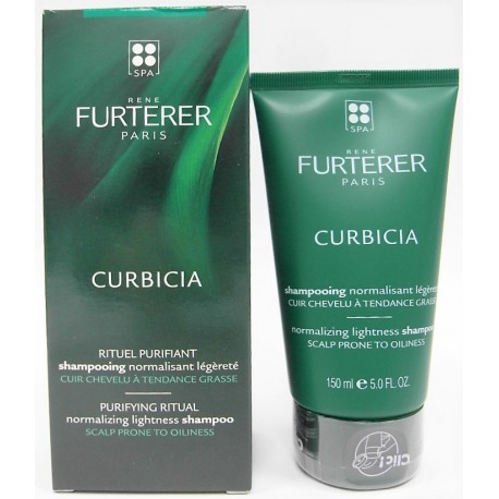 René Furterer - CURBICIA Shampooing normalisant légèreté Cuir chevelu à tendance grasse (150 ml)