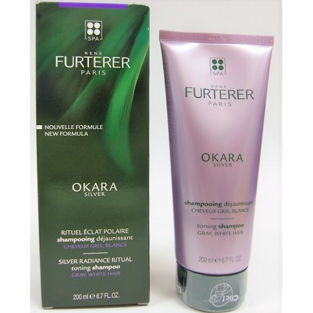 René Furterer - OKARA Silver Shampooing déjaunissant Cheveux gris ou blancs (200 ml)