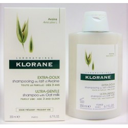 Klorane -Shampooing au Lait d'Avoine extra doux (200 ml)