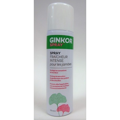 GINKOR SPRAY - Spray fraîcheur intense pour les jambes (125 ml)