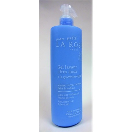 La Rosée - Gel lavant ultra doux à la glycérine végétale . Bébé et enfant (400 ml)