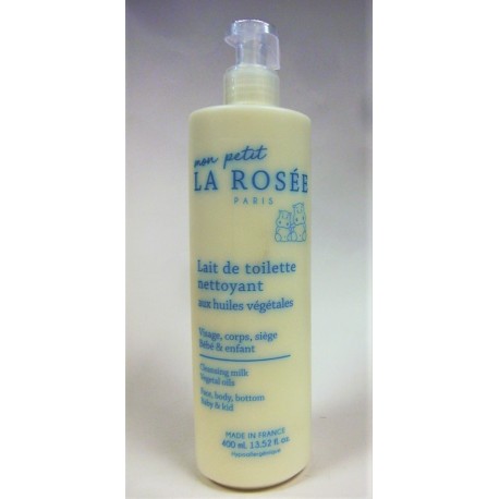 La Rosée - Lait de toilette nettoyant aux huiles végétales (400 ml)