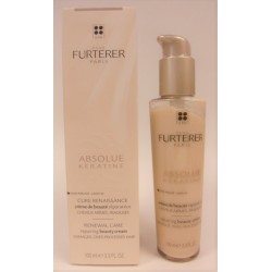 René Furterer - ABSOLUE kératine . Cure renaissance Crème de beauté réparatrice . Cheveux abîmés fragilisés (100 ml)