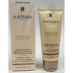 René Furterer - ABSOLUE kératine . Cure renaissance . Masque réparateur ultime. Cheveux normaux à fins (100 ml)