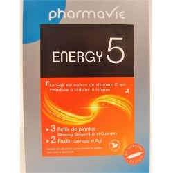 PharmaVie - ENERGY 5 Tonus . Vitalité