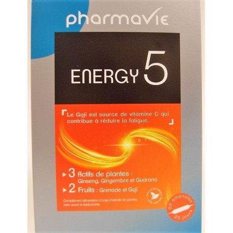 PharmaVie - ENERGY 5 Tonus . Vitalité