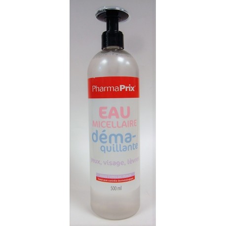 PharmaPrix - Eau micellaire démaquillante (500 ml)