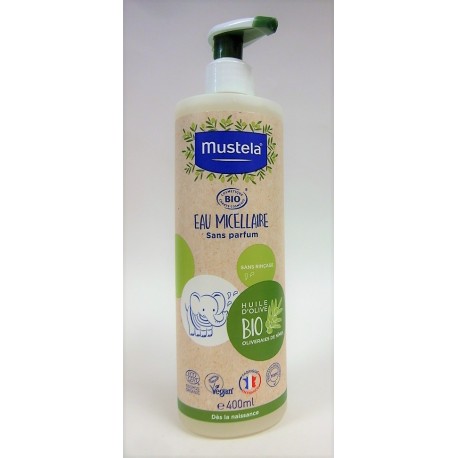 Mustela - Eau micellaire BIO sans parfum (400 ml)