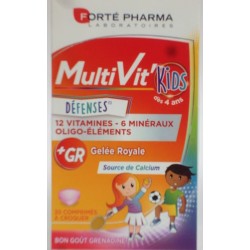 Forté Pharma - MultiVit'Kids Défenses 12 vitamines, 6 minéraux, oligo-éléments