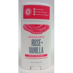 Schmidt's - Déodorant naturel Rose Vanilla . vegan (58 ml) 