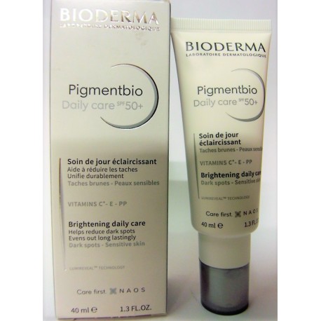 Bioderma- Pigmentbio Daily care SPF50+ . Soin de jour éclaircissant