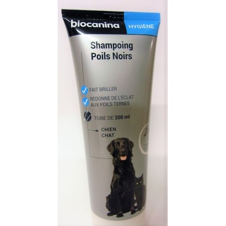 biocanina- Shampoing Poils Noirs . Chien Chat