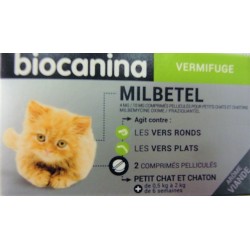 biocanina - MILBETEL . Vermifuge Chien (+ de 5 kg)