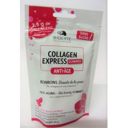 Biocyte - Collagen express Gummies Anti-âge Bonbons au collagène et vitamine C