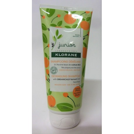 Klorane - Junior . Shampooing démêlant à l'avoine Bio (200 ml)