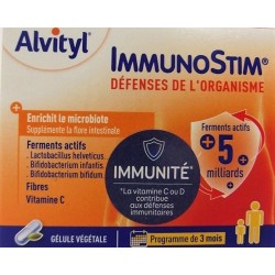Alvityl - Immunostim . Défenses de l'organisme Enrichit le microbiote (30 gélules)