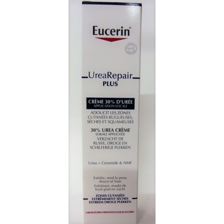Eucerin - UreaRepair PLUS Crème 30% d'urée Zones cutanées rugueuses, sèches, squameuses (75 ml)