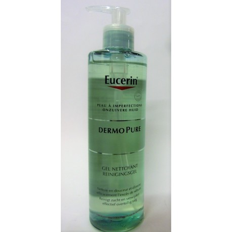 Eucerin - Dermopure Gel nettoyant . Peau à imperfections (400 ml)