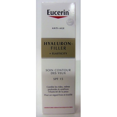 Eucerin - Hyaluron- Filler Elasticity . Soin Contour des yeux SPF15 (15 ml)