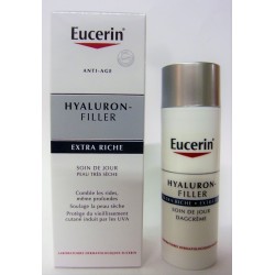 Eucerin - Hyaluron-Filler Anti-âge Extra Riche . Soin de jour Peau très sèche (50 ml)