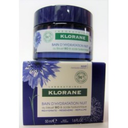Klorane - Bain d'hydratation Nuit au Bleuet Bio et Acide Hyaluronique (50 ml)