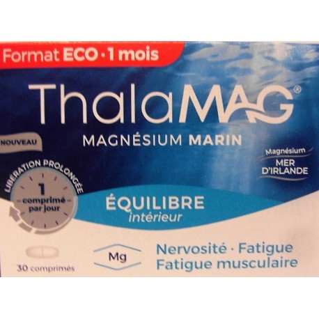 Thalamag - Equilibre intérieur Magnésium marin (30 comprimés)