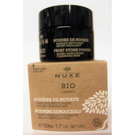 Nuxe Bio - Masque nettoyant micro-exfoliant . Poudre de noyaux (50 ml)