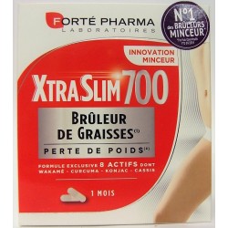 Forté Pharma - XTRASLIM 700 . Brûleur de graisses Perte de poids (120 gélules)